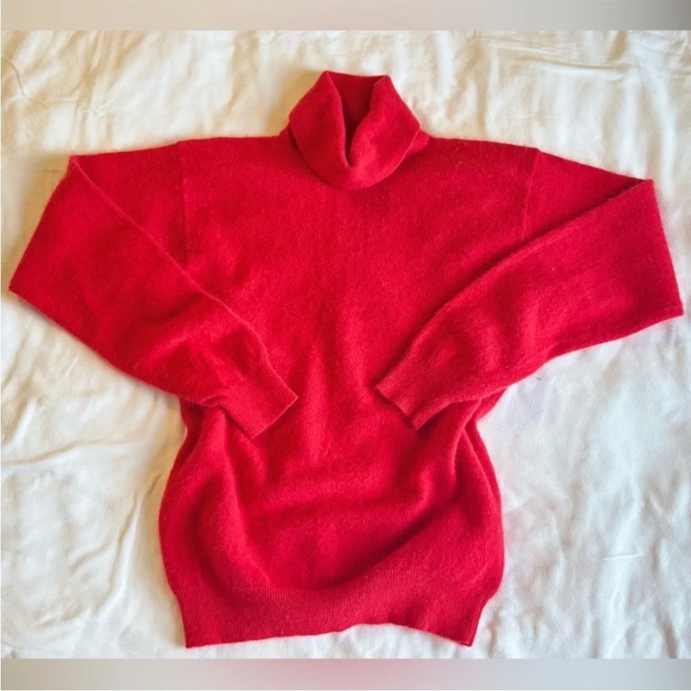 Vintage Red Wool Sweater